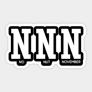 No nut November Sticker